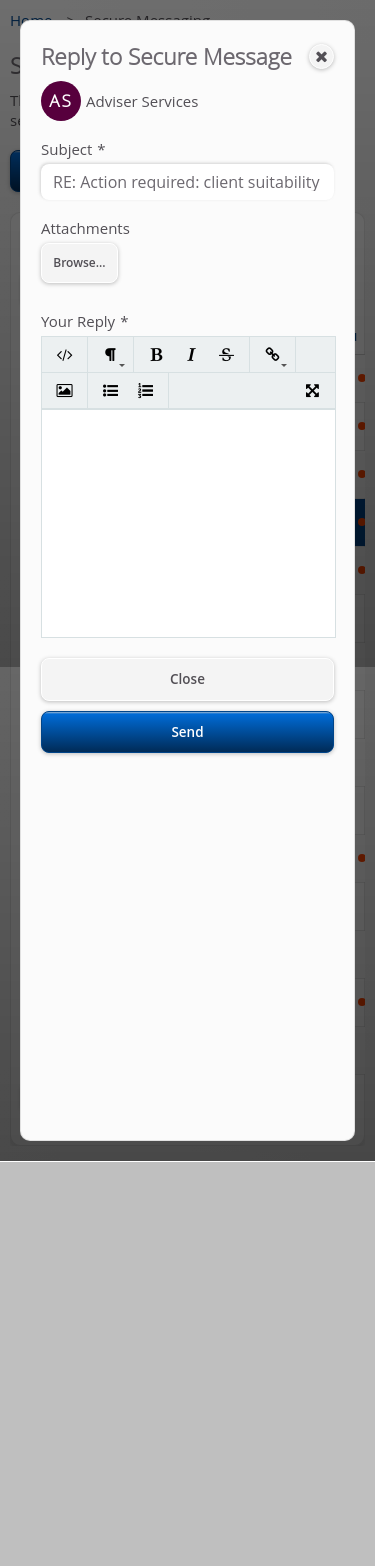 SecureMessaging > 05 Reply Dialog
